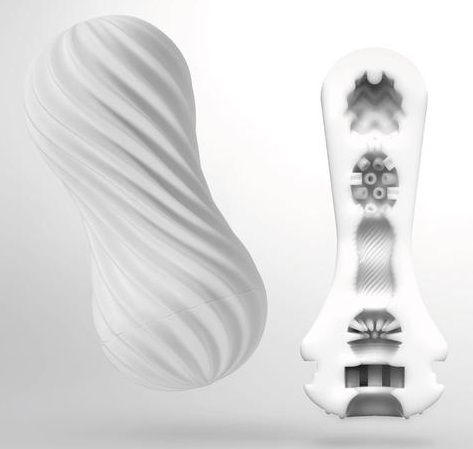 Мастурбатор FLEX Silky White с мягким рельефом - Tenga - в Подольске купить с доставкой