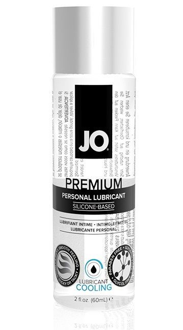 Охлаждающий лубрикант на силиконовой основе JO Personal Premium Lubricant Cooling - 60 мл. - System JO - купить с доставкой в Подольске
