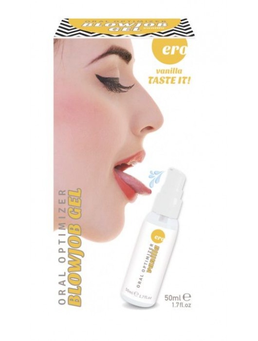 Увлажняющий гель для орального секса с ароматом ванили - 50 мл. - Ero - купить с доставкой в Подольске