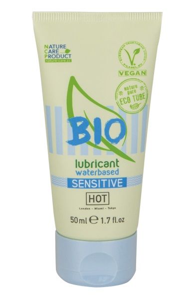 Органический лубрикант для чувствительной кожи Bio Sensitive - 50 мл. - HOT - купить с доставкой в Подольске