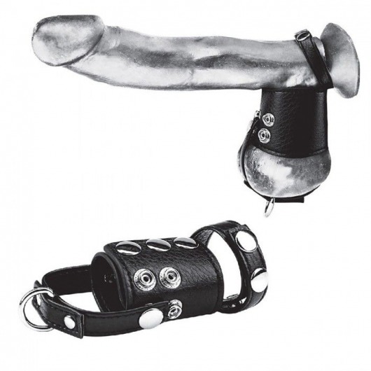 Кольцо на член и мошонку Cock Ring With 2  Ball Stretcher And Optional Weight Ring - BlueLine - в Подольске купить с доставкой