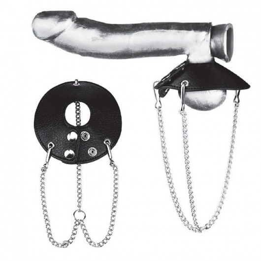 Утяжка-парашют на мошонку 3.5  Parachute Ball Stretcher - BlueLine - купить с доставкой в Подольске