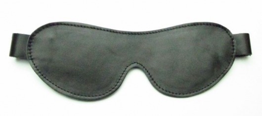 Маска на глаза из гладкой кожи - БДСМ Арсенал - купить с доставкой в Подольске