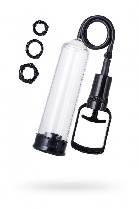 Вакуумная помпа A-toys с уплотнителем и эрекционными кольцами - A-toys - в Подольске купить с доставкой