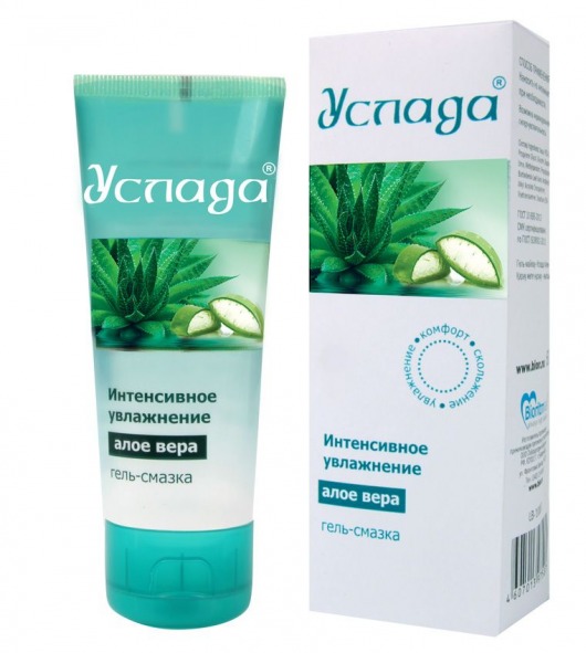 Гель-лубрикант  Услада  с алое вера - 60 гр. - Биоритм - купить с доставкой в Подольске