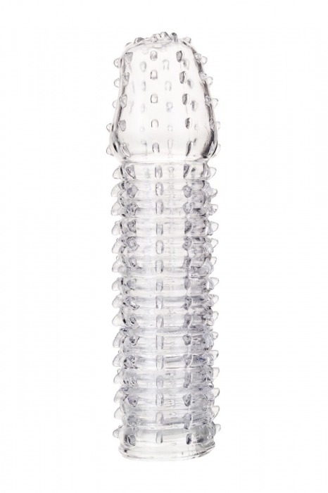 Прозрачная закрытая насадка на пенис TOYFA A-Toys - 15,2 см. - A-toys - в Подольске купить с доставкой