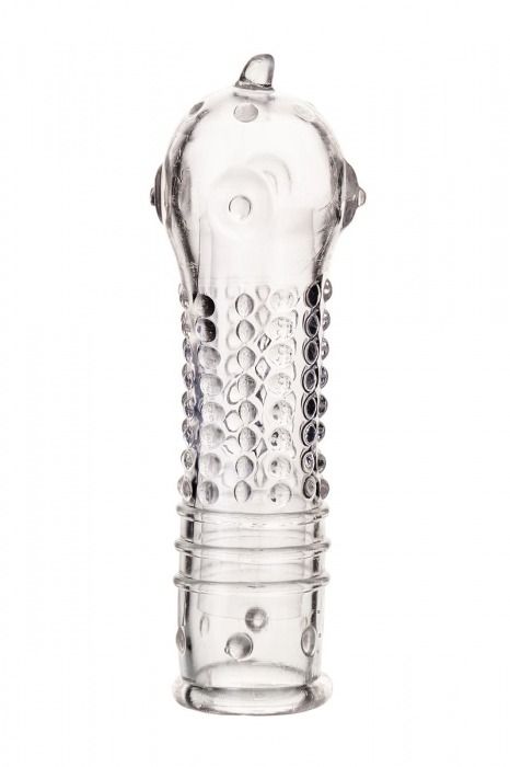 Прозрачная закрытая насадка на пенис TOYFA A-Toys - 14,7 см. - A-toys - в Подольске купить с доставкой