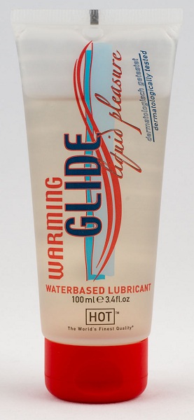 Согревающая интимная смазка на водной основе Warming Glide - 100 мл. - HOT - купить с доставкой в Подольске