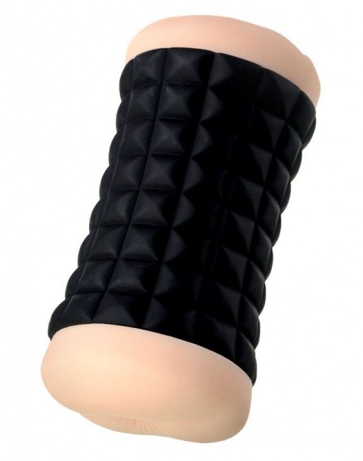 Двухсторонний мастурбатор JOS JANICE в черном цилиндре - JOS - в Подольске купить с доставкой