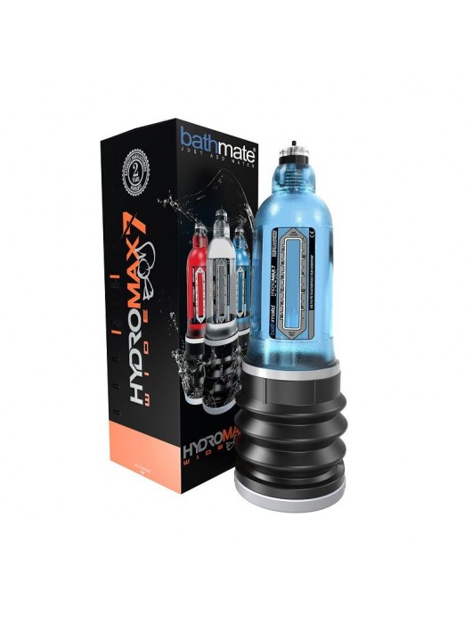 Синяя гидропомпа HydroMAX7 Wide Boy - Bathmate - в Подольске купить с доставкой