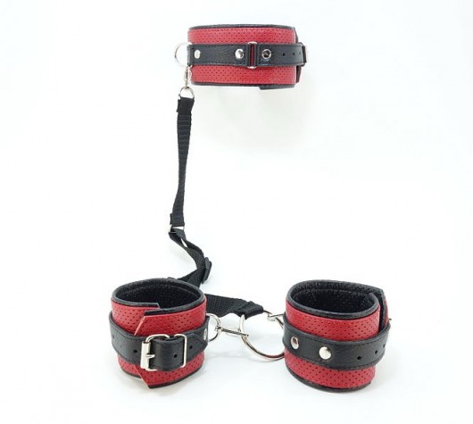 Кожаный БДСМ-набор - БДСМ Арсенал - купить с доставкой в Подольске