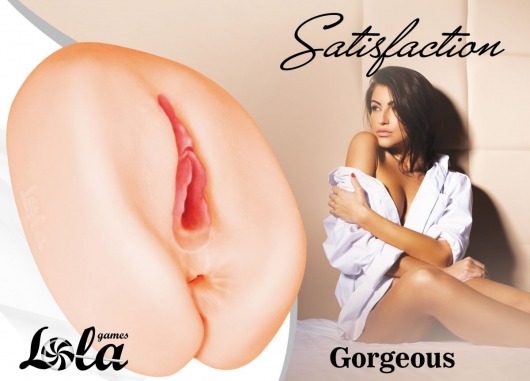 Мастурбатор с 2 тоннелями Satisfaction Gorgeous - Lola Games - в Подольске купить с доставкой