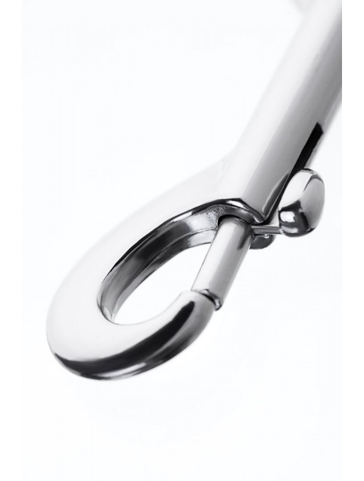 Серебристый двухсторонний карабин TOYFA Metal - ToyFa - купить с доставкой в Подольске