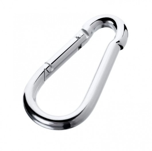 Серебристый карабин TOYFA Metal - ToyFa - купить с доставкой в Подольске