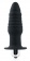Черная ребристая вибровтулка с ограничителем - 9 см. - Sex Expert в Подольске Черная ребристая вибровтулка с ограничителем - 9 см. - Sex Expert